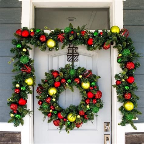 large outdoor wreaths on clearance